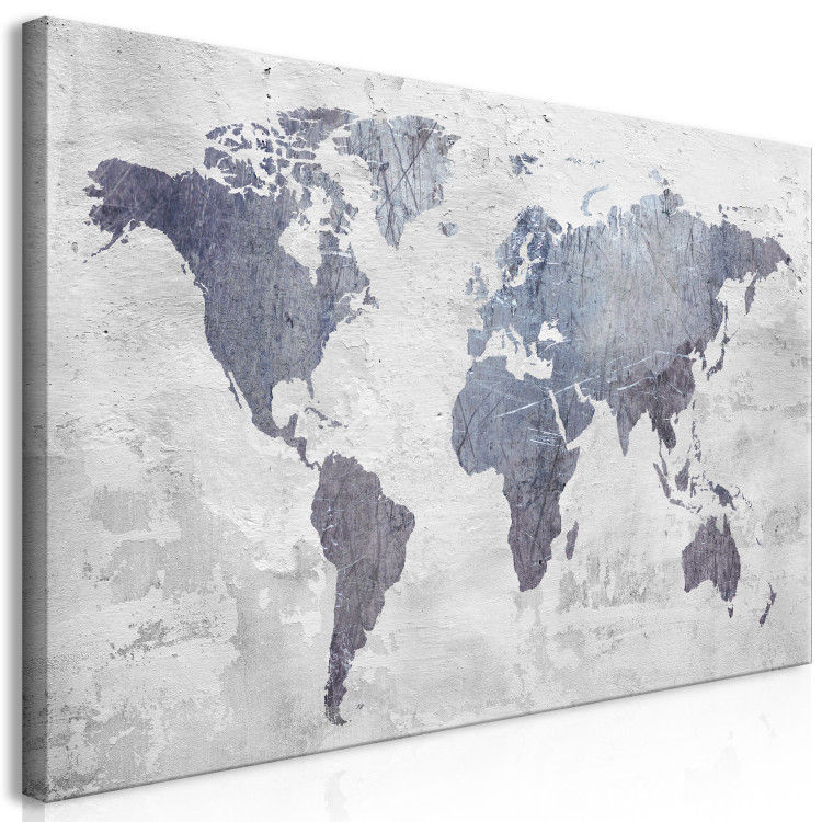 Large canvas print Concrete World Map II [Large Format] 128718 additionalImage 3