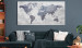 Large canvas print Concrete World Map II [Large Format] 128718 additionalThumb 6