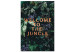 Canvas Print Welcome to the Jungle (1-part) vertical - text against a jungle background 128818