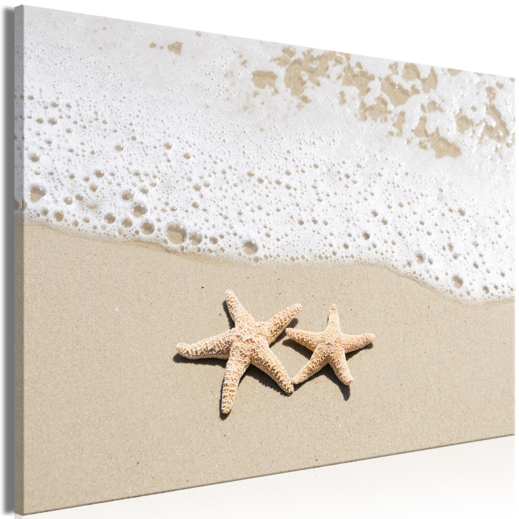 Canvas Holiday Souvenir (1-piece) Wide - starry beach landscape 129818 additionalImage 2