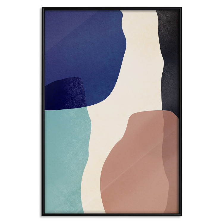 Poster Stones on the Beach - colorful round patterns in an abstract motif 135618 additionalImage 18