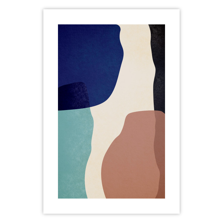Poster Stones on the Beach - colorful round patterns in an abstract motif 135618 additionalImage 23