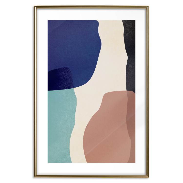Poster Stones on the Beach - colorful round patterns in an abstract motif 135618 additionalImage 15