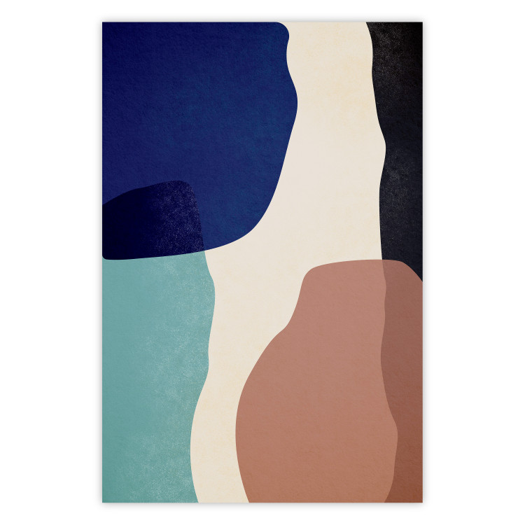 Poster Stones on the Beach - colorful round patterns in an abstract motif 135618