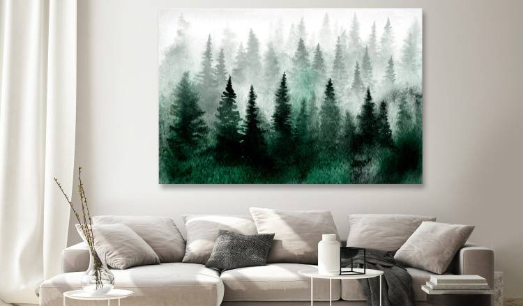 Large canvas print Scandinavian Foggy Forest [Large Format] 136418 additionalImage 5