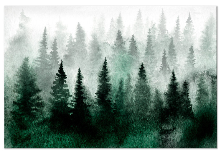 Large canvas print Scandinavian Foggy Forest [Large Format] 136418