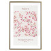 Wall Poster Sakura - English and Japanese text with pink flower 138218 additionalThumb 10