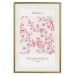 Wall Poster Sakura - English and Japanese text with pink flower 138218 additionalThumb 8