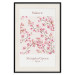 Wall Poster Sakura - English and Japanese text with pink flower 138218 additionalThumb 9