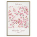 Wall Poster Sakura - English and Japanese text with pink flower 138218 additionalThumb 2