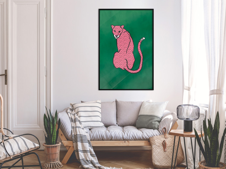 Wall Poster Pink Cheetah [Poster] 142618 additionalImage 22