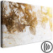 Canvas In the Golden Garden (1-piece) Wide - flowers reflected in marble 143418 additionalThumb 6