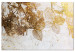 Canvas In the Golden Garden (1-piece) Wide - flowers reflected in marble 143418