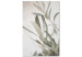 Canvas Print Olive Tree Branch (1-piece) - landscape in leaves on a light background 145218