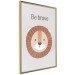 Poster Be Brave - Friendly and Cheerful Lion and Motivating Slogan for Kids 146618 additionalThumb 9