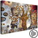 Canvas Art Print Abstract Tree - Painted Forms in the Style of Gustav Klimt 149918 additionalThumb 6