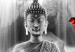 Acrylic print Buddha's Smile - Red [Glass] 150618 additionalThumb 5