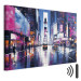 Canvas Print New York - Evening City Lights in Pink Shades 151918 additionalThumb 8