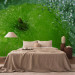 Photo Wallpaper Refreshing Flavours - Green Apple with Stem Dipping into Water 59818 additionalThumb 2