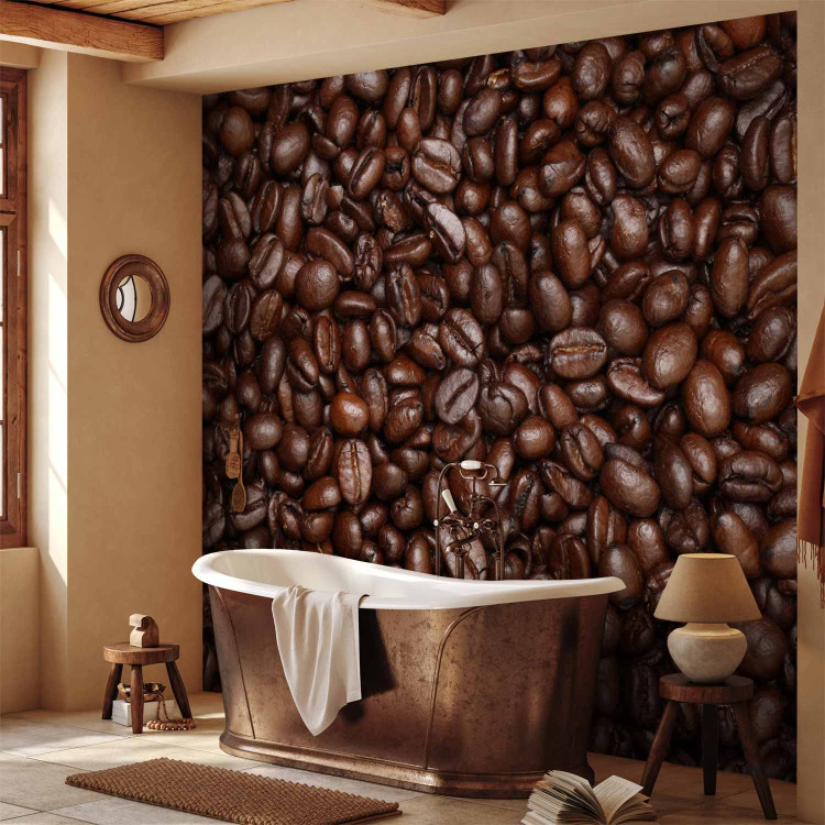 Wall Mural Coffee Beans - Energetic Motif of Coffee Beans for the Kitchen or Dining Room 60218 additionalImage 8