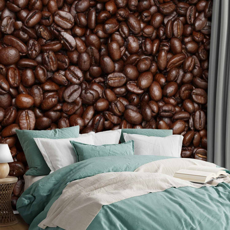 Wall Mural Coffee Beans - Energetic Motif of Coffee Beans for the Kitchen or Dining Room 60218 additionalImage 2
