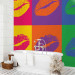 Photo Wallpaper Kiss - Pop art-style lips in different colors and compositions 61218 additionalThumb 8