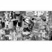Wall Mural Street art - black and white collage with captions in English and characters 90018 additionalThumb 1