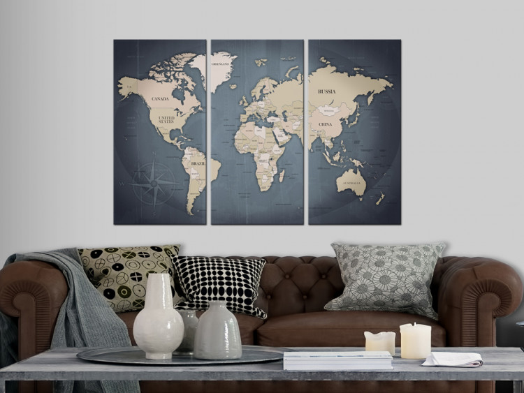 Canvas Art Print Anthracitic World 91918 additionalImage 3