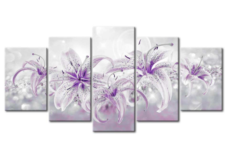 Print On Glass Purple Graces [Glass] 92518 additionalImage 2