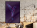 Wall Poster Purple Hummingbird - dark abstraction with bird and English text 117228 additionalThumb 3