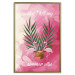 Poster Don't Kill My Summer Vibe - white text and flamingos on a pink background 123028 additionalThumb 16