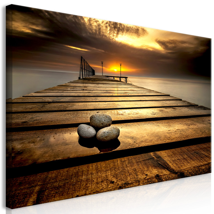 Large canvas print Stones on the Pier II [Large Format] 125628 additionalImage 3