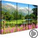 Canvas Art Print Spring in the Alps (3 Parts) 126228 additionalThumb 6