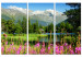Canvas Art Print Spring in the Alps (3 Parts) 126228