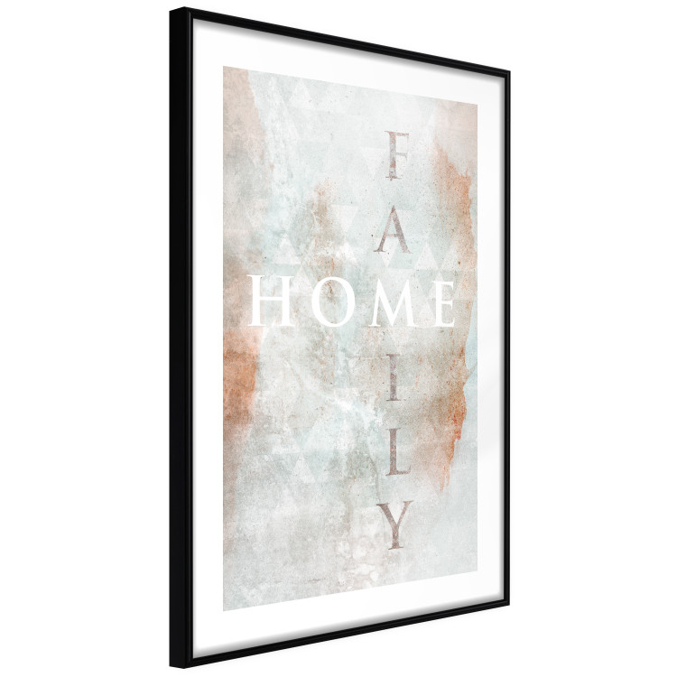 Poster Minty Home - English inscription on slightly brown texture 128028 additionalImage 8