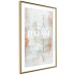 Poster Minty Home - English inscription on slightly brown texture 128028 additionalThumb 7