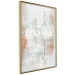 Poster Minty Home - English inscription on slightly brown texture 128028 additionalThumb 14