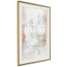 Poster Minty Home - English inscription on slightly brown texture 128028 additionalThumb 3