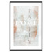 Poster Minty Home - English inscription on slightly brown texture 128028 additionalThumb 17
