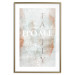 Poster Minty Home - English inscription on slightly brown texture 128028 additionalThumb 16