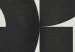 Canvas Print Black shapes - irregular geometric figures on a white background 134828 additionalThumb 5