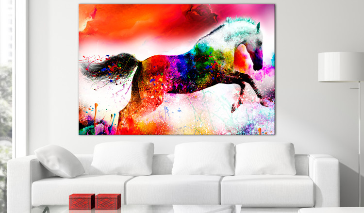 Large canvas print Happy Stallion [Large Format] 136428 additionalImage 6