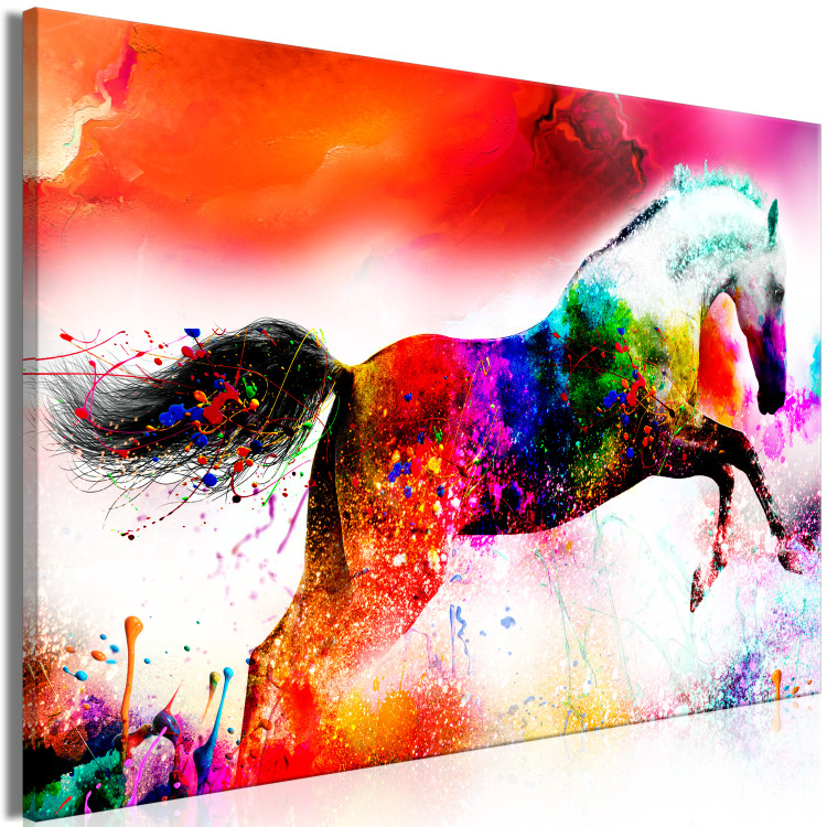 Large canvas print Happy Stallion [Large Format] 136428 additionalImage 3