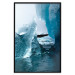 Wall Poster Icy Abstraction - water amidst glaciers against a winter landscape 138728 additionalThumb 16