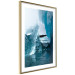 Wall Poster Icy Abstraction - water amidst glaciers against a winter landscape 138728 additionalThumb 8