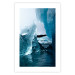 Wall Poster Icy Abstraction - water amidst glaciers against a winter landscape 138728 additionalThumb 15