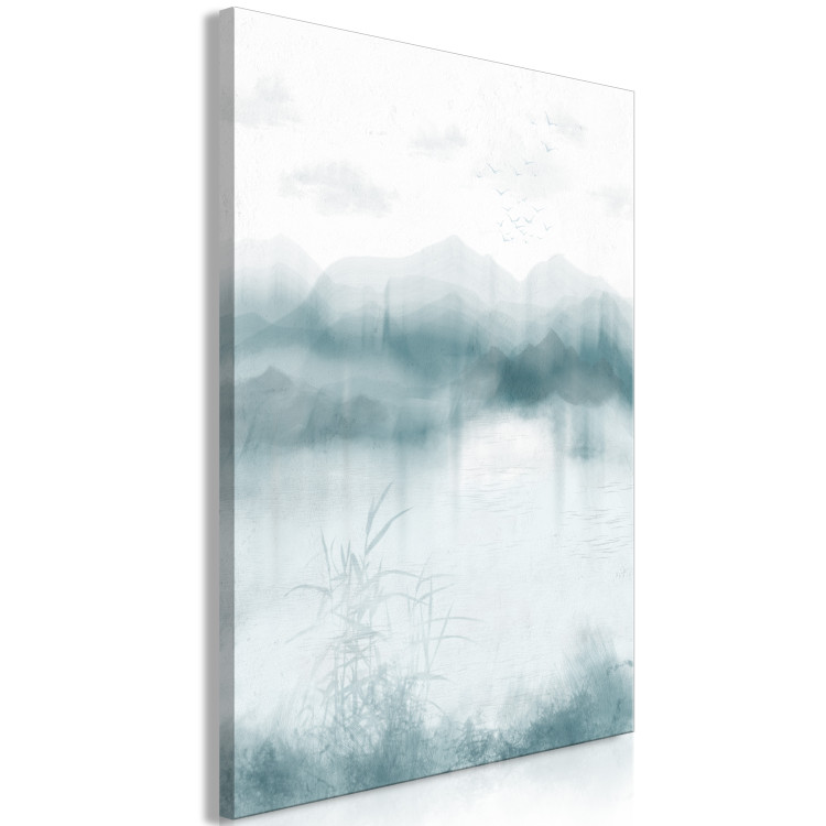 Canvas Art Print Blue Mountains - Landscape in a Calm Tones 146028 additionalImage 2