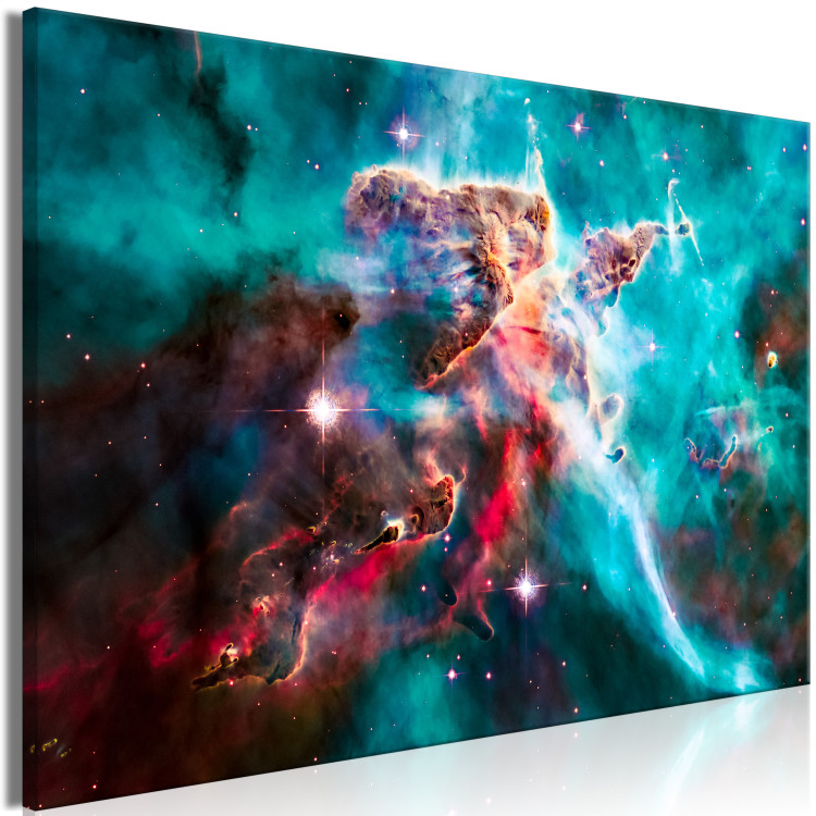 Large canvas print Galactic Journey - Photograph of the Colorful Creatures of the Cosmos 146328 additionalImage 3