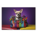 Canvas Print AI Chihuahua Dog - Tiny Animal in a Colorful Bag - Horizontal 150128 additionalThumb 7