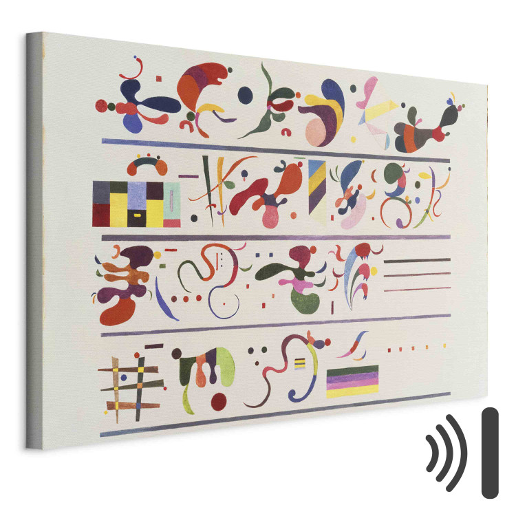 Art Reproduction Kandinsky’s Succession - Colorful Signs and Symbols on a White Background 151628 additionalImage 8